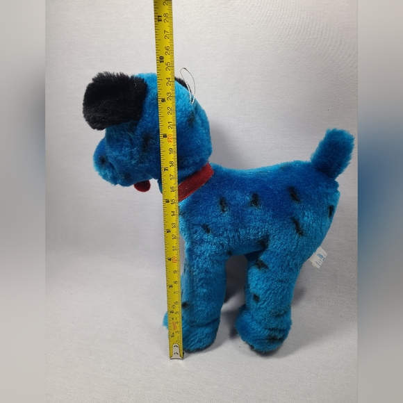 Vintage Liberty Toy 1990s blue dog plush - Picture 4 of 5